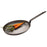 Frying Pan, without lid, 14-1/8''W x 10-1/4''L x 2''H, oval, carbon steel, riveted handle, Paderno, Blue Black & Carbon Steel