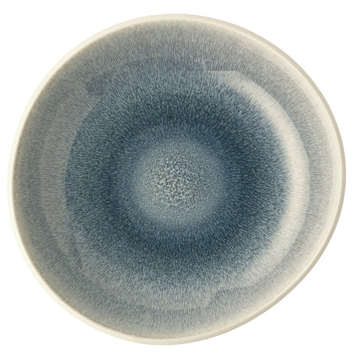 Soup Plate, 22 oz., 8-2/3'', round/free form, deep, stoneware/reactive glaze, Rosenthal, Junto, aquamarine