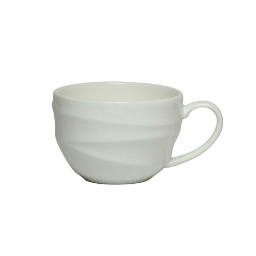 Espresso Cup, 3-1/2 oz.,  with handle, embossed, bone china, Royal Porcelain, Typhoon