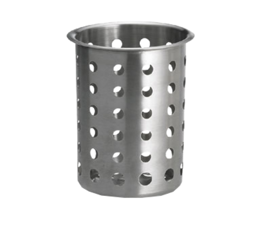 Flatware Cylinder, Stainless Steel, 4.5 x 4.5 x 5.5''
