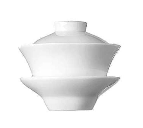 Tea Cup Saucer, 4-1/8'' dia. x 1-1/8''H, round, for 34885, small, bone china, Rosenthal, Jade, white
