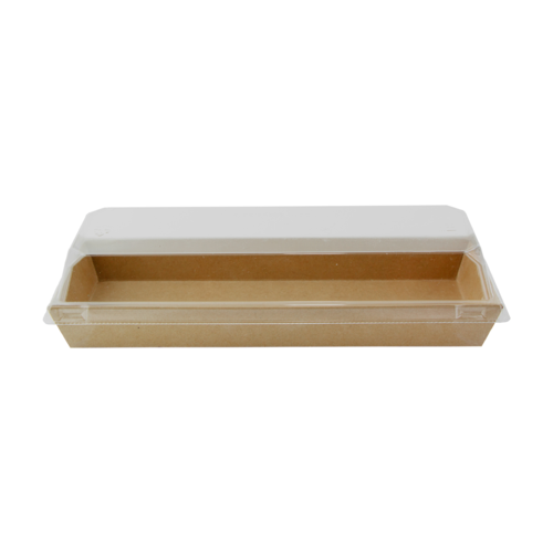 Sushi box with PET lid, 14oz