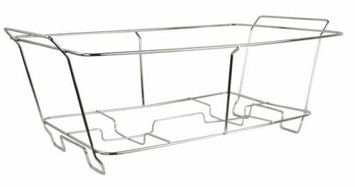 Wire Stand for Steam/Foil Pans, Full-size, 2 Chafing Fuel holders