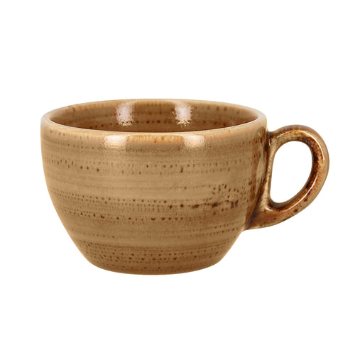 Twirl Coffee Cup, 7.8 oz., 3-9/16'' dia. x 2-2/5''H, porcelain, Shell