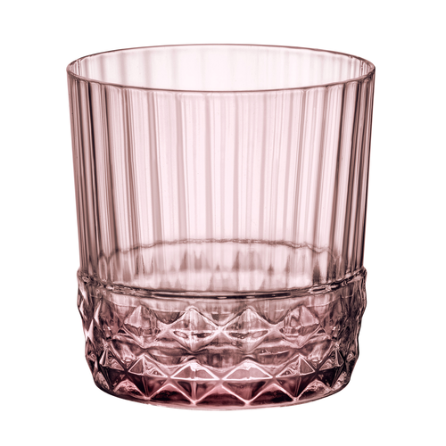 DOF Glass, 12-3/4 oz., lilac rose, Bormioli Rocco, America 20s