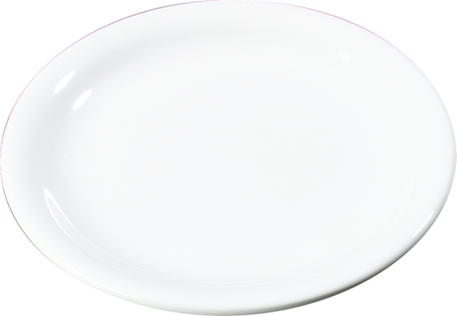 Sierrus Pie Plate, 6-1/2'' dia., narrow rim, melamine, white