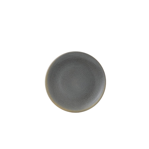Plate, 9'' dia., round, coupe, rolled edge, ceramic, Dudson, Evo, Granite