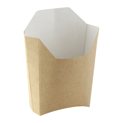 Grab & Go French Fry Pail, 6 oz., 4.7'' x 3.7'' x 4.9'', small, freezer safe, recyclable, Kraft paper