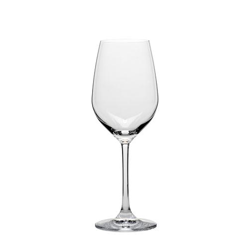 Stolzle White Wine Glass, 12-3/4 oz., 3'' dia. x 8-1/2''H, dishwasher safe, lead-free crystal glass,