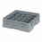 Camrack Glass Rack, with soft gray extender, full size, 19-3/4'' x 19-3/4'' x 5-5/8'', (20) compartments, 3-7/8'' max. dia., 3-5/8'' max. height, soft gray, HACCP compliant, NSF