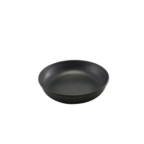 Coupe Plate, 9-3/4'' dia., round, 18/0 stainless steel, black, Steelite Performance, GW Vintage