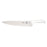 Ultimate White Chef's Knife, 12'', stamped, high carbon, stain-resistant steel, ergonomic white handle, with textured finger points and protective finger guard, NSF