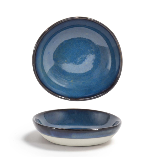 Artefact Ramekin, 3-1/2 oz., 4'' dia. x 1''H, round, porcelain, indigo