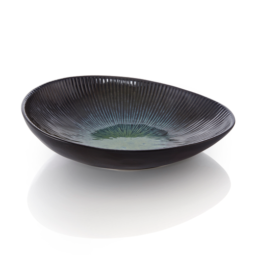 Coupe Bowl, 10.2'' x 9.1'', Oval, ceramic, green, Deep Ocean, Style Lights by WMF