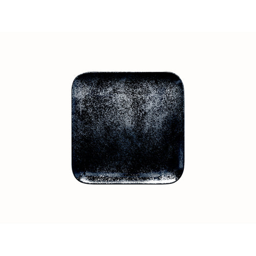 Karbon Plate, 8-5/8'' x 8-5/8'', square,porcelain, black