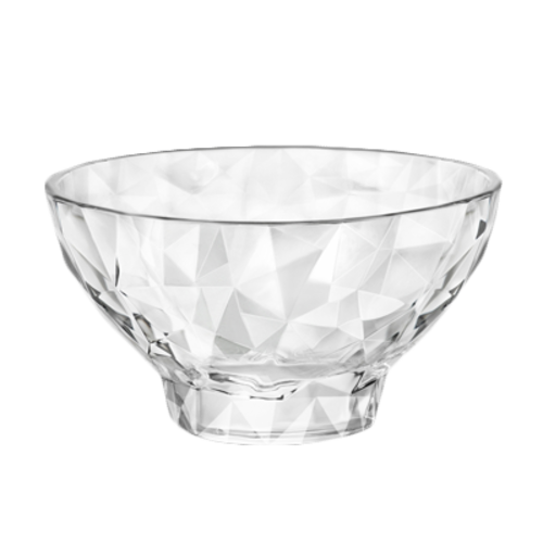 Mini Dessert Bowl, 8-1/2 oz., (H 2-3/8''; M 4-1/4''; T 4-1/4''; B 2'') round, glass, Bormioli Rocco, Diamond