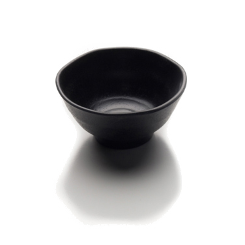 Sauce Bowl, 8 oz., 4-1/2'' dia. x 2-1/4''H, round, black, Zen