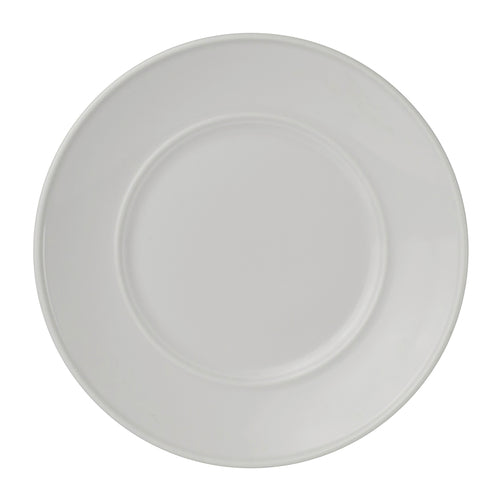 Plate, 6-1/4'' dia., round, medium rim, porcelain, Folio, Serenity