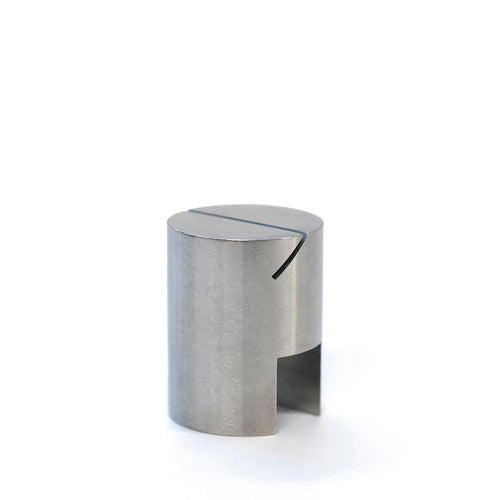 Flow Label Holder Stainless Steel 1-1/4'' X 1-1/4'' X 1-1/2''.