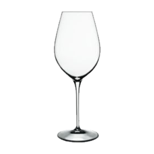 Maturo Wine Glass, 16.5 oz., reinforced rims, curved bowl shape, heat treated, machine-blown SON.hyx lead-free crystal glass, Vinoteque by Luigi Bormioli