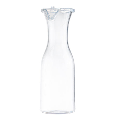 Carafe with Lid, 36 ounces, Clear, Polycarbonate with Polypropylene Lid