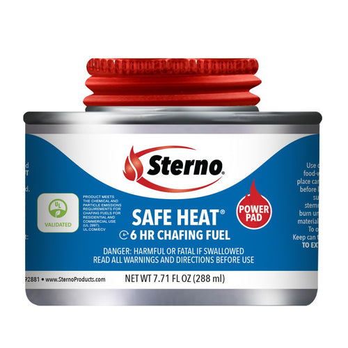 Sterno Safe Heat Chafing Fuel With Power Pad 6 Hour