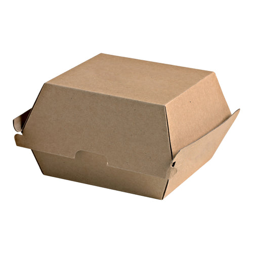 Grab & Go Clamshell Burger Box 14 oz. 5.7 x 5.3 x 3.2''