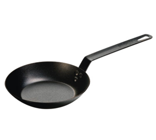 Skillet, 8'' dia. 3-2/5''H (exterior), riveted handle, stove top/induction/grill/campfire