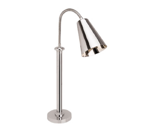 Lamp Warmer, single, self standing, 250W type bulb (included), flexible lamp head