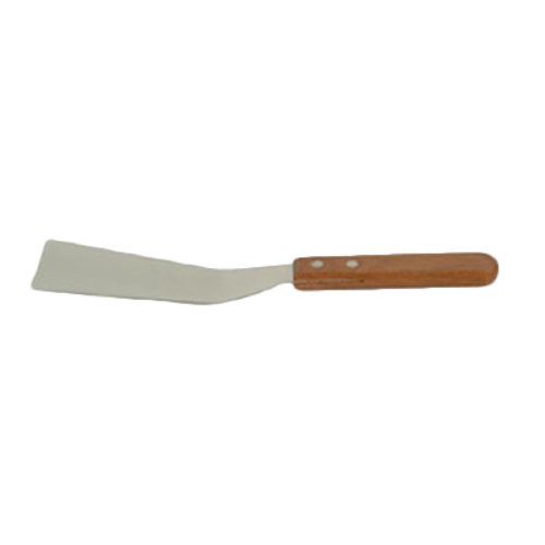 Pizza Server, 3'' x 5'' square blade, 10-1/2'' OA length, wood handle, stainless steel