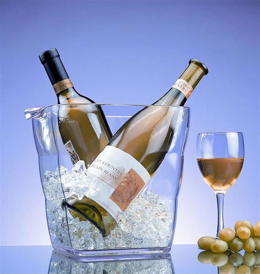 Wine Bucket Acrylic Clear Square