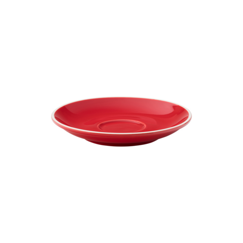 Saucer, 5.5'' x 5.5'', round, porcelain, red, Utopia, Barista