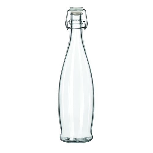 Water Bottle 1 Liter (33-7/8 Oz.) With Clear Wire Bail Lid