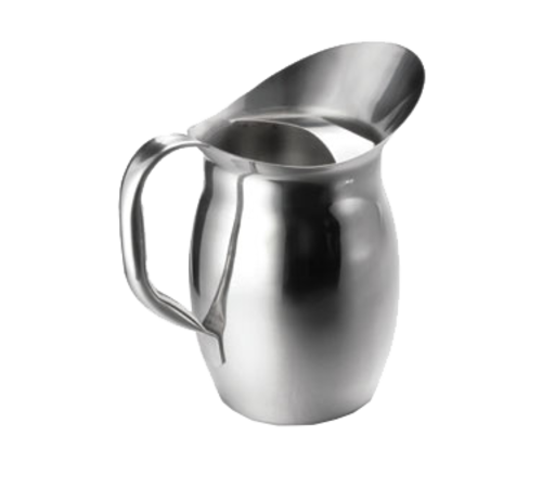 2.12 Qt Pitcher with Ice Guard, Stainless Steel