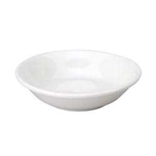 Sauce Dish, 2-3/4'' dia., round, sculpted lines, white, American Classics, Sausalito