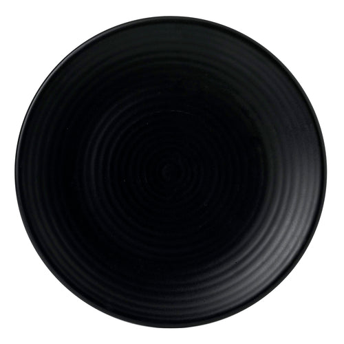 Plate, 9'' dia., round, coupe, rolled edge, ceramic, Dudson, Evo, Jet