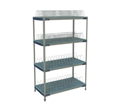 MetroMax i Stationary Drying Rack Unit, 48''W x 24''D x 74''H, 4-tier