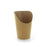 Grab & Go Fry/Wrap Cup, 14 oz., 2.36'' dia. x 6.3''H, round, freezer safe, recyclable, Kraft paper, brown