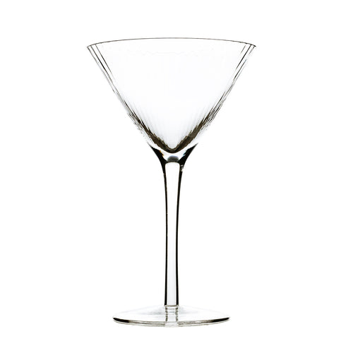 Hospitality Brands Hawthorne Martini Glass, 8-1/2 oz., 7-1/2''H (5''T; 3-1/2''B), handmade, glass