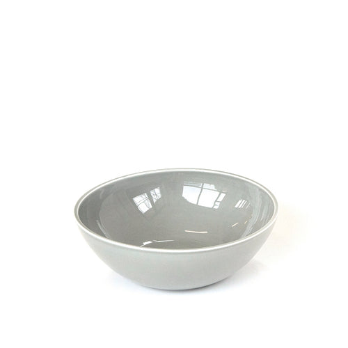 Tilt Bowl, 123-1/2 oz., 11-2/5'' dia. x 3-9/10''H, large, round, ceramic, light grey
