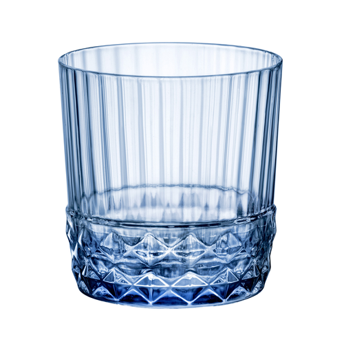 DOF Glass, 12-3/4 oz., sapphire blue, Bormioli Rocco, America 20s