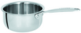 Castel Pro Ultraply Mini Saucepan, 0.50 qt, without lidinduction ready, dishwasher safe, stainless steel & aluminum construction