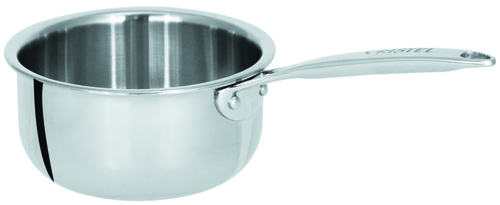 Castel Pro Ultraply Mini Saucepan, 0.50 qt, without lidinduction ready, dishwasher safe, stainless steel & aluminum construction