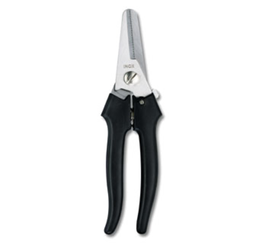 Wire Cutter Utility Shears, 3'' stainless steel locking blade, polypropylene handle
