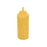16oz Squeeze Bottles, Wide Mouth, Yellow, 6pcs/pk