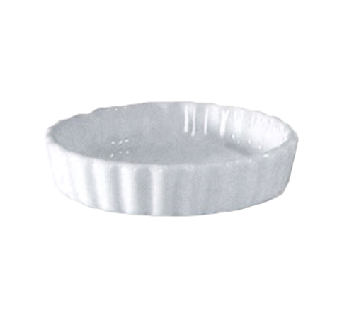 Creme Brulee Dish, 8 oz., 5-1/4'' dia. x 1-1/2''H, round, Ultra White