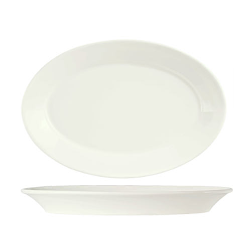Platter 13-3/8 x 9.5 x 1-1/2'' H oval