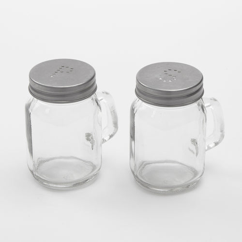 Mason Jar Salt & Pepper Shaker Set 4 Oz