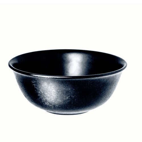 Karbon Rice Bowl, 19.6 oz., 6-1/3'' dia., round,  porcelain, black