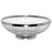 Basket, 9'' x 7'' x 3-1/2''H, oval, weighted base, hand wash only, wire, 18/8 stainless steel, polished finish